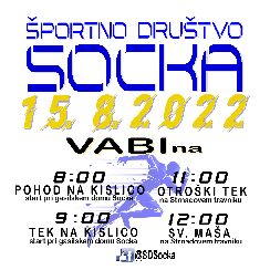 Povabilo Športnega društva Socka