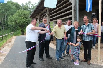 Foto utrinki: Odprtje javne poti v Homcu