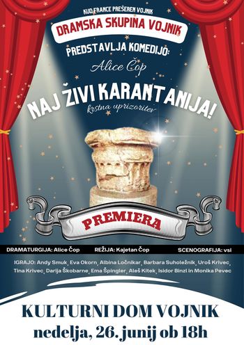 Povabilo: Komedija Naj živi Karantanija