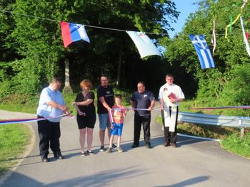 Foto utrinki: odprtje ceste od jeza na Hudinji do Švaba