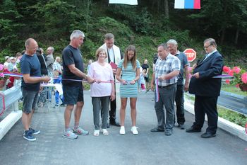 Foto utrinki: Odprtje mosta pri Senegaškem mlinu