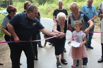 Foto utrinki: Odprtje asfaltirane ceste Pristava - Vojnik