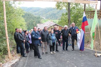 Foto utrinki: Odprtje povezovalne ceste v Rovah