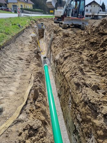 Začetek gradnje fekalne kanalizacije v Ivenci