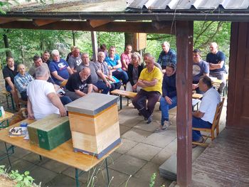 Čebelarski mojster Vladimir Fajdiga gost pri ČD Vojnik.