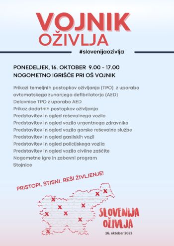 Povabilo k sodelovanju – Slovenija oživlja! 2023