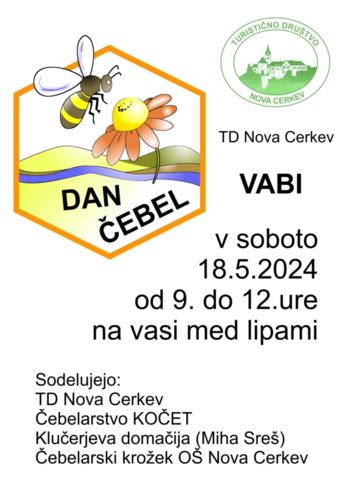 DAN ČEBEL V NOVI CERKVI