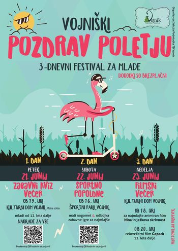 FESTIVAL ZA MLADE: ŠPORTNO POPOLDNE NA IGRIŠČU VOJNIK