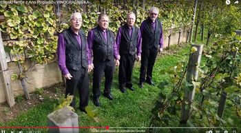 Arclinski fantje so vinogradnikom predstavili video Vinogradniška