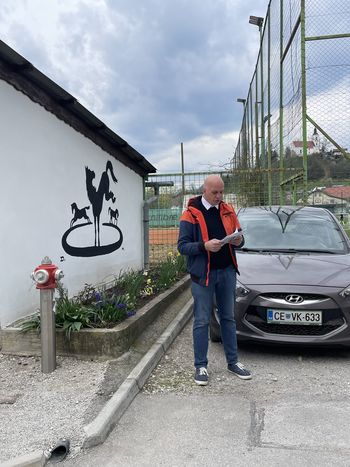 Še zadnja poslikava iz opusa škarjerezov Doroteje Hauser
