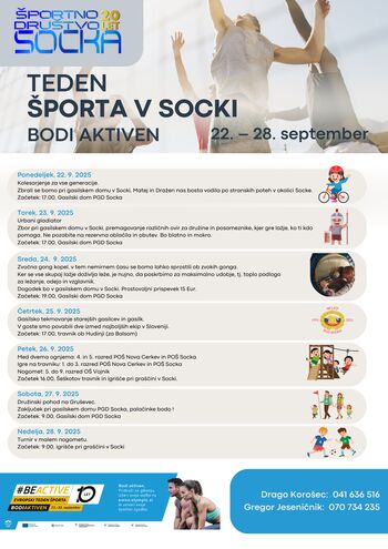 KOLESARJENJE ZA VSE GENERACIJE