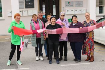 FOTO UTRINEK: Rožnati oktober v Vojniku