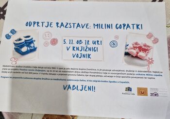 ODPRTJE RAZSTAVE MILINI COPATKI