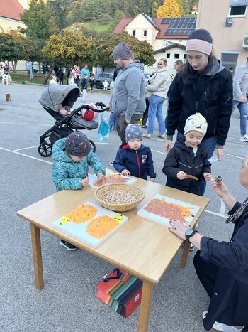 Tetka jesen v Vrtcu Mavrica Vojnik