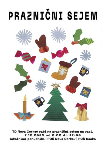 PRAZNIČNI SEJEM NA VASI in PROJEKT MIKLAVŽEVA SNEŽINKA