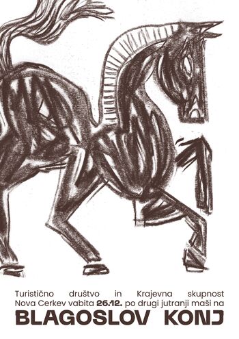 BLAGOSLOV KONJ V NOVI CERKVI