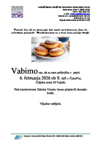 Obvestila MDDI Celje