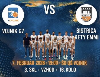 KK VOJNIK G7 : SLOVENSKA BISTRICA KETY EMMI