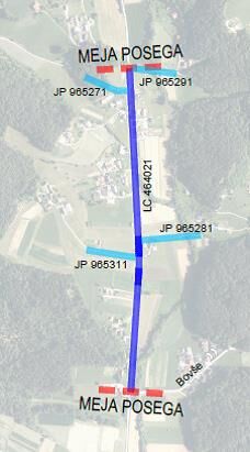 Izgradnja hodnika za pešce v naselju Pristava