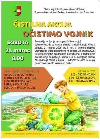 SPOMLADANSKA ČISTILNA AKCIJA V OBČINI VOJNIK