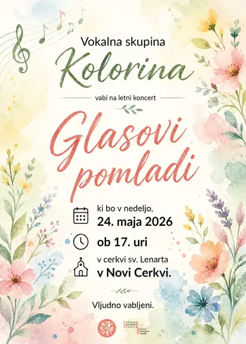 LETNI KONCERT VOKALNE SKUPINE KOLORINA