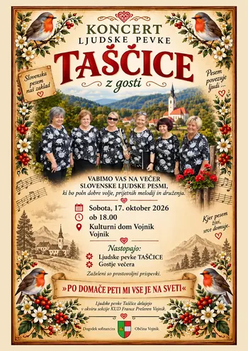 Letni koncert ljudskih pevk Taščic