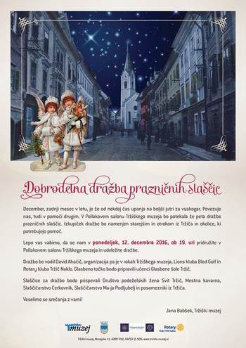 Dobrodelna dražba prazničnih slaščic