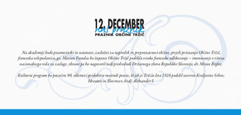 Občina Tržič praznuje občinski praznik