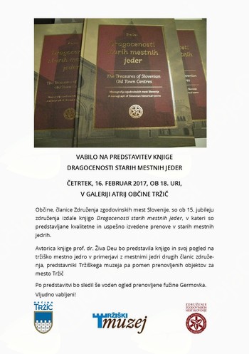 Dragocenosti starih mestnih jeder - predstavitev knjige
