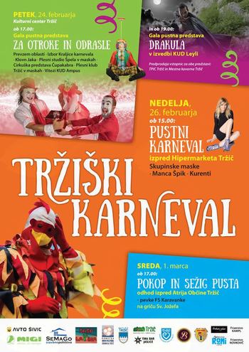 Pustni karneval 2017 v Tržiču