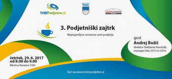 3. Podjetniški zajtrk z Andrejem Božičem