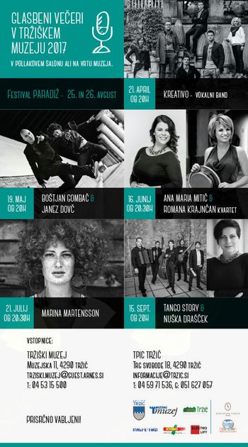 Glasbeni večeri v Tržiškem muzeju