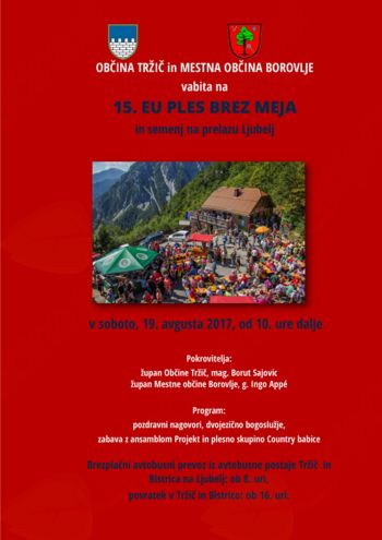 15. EU ples brez meja in semenj na prelazu Ljubelj