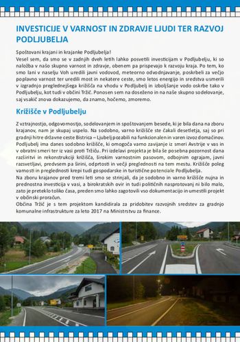 Krajani Podljubelja imajo veliko razlogov za praznovanje