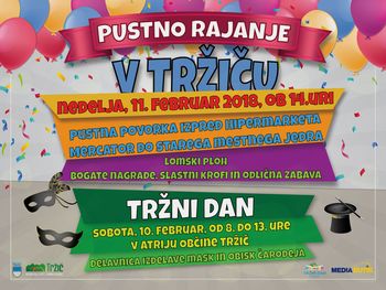 Vomnsk poh in pisana pustna druščina na Pustovanju v Tržiču 