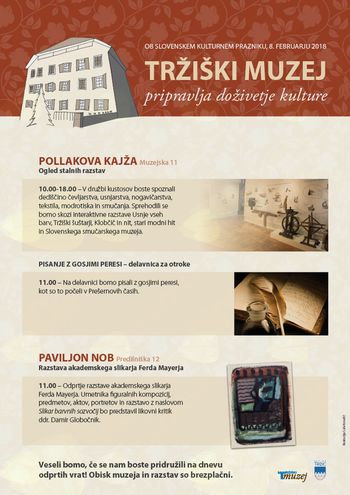 Tržiški muzej pripravlja doživetje kulture