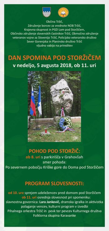 Dan spomina pod Storžičem