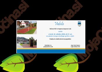 Odprtje novega igrišča v Lešah