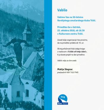 50 let Nordijskega smučarskega kluba Tržič