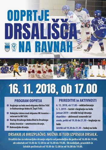 Odprtje drsališča na Ravnah