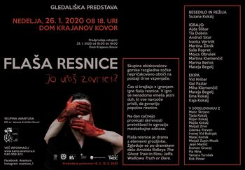 Gledališka predstava Flaša resnice