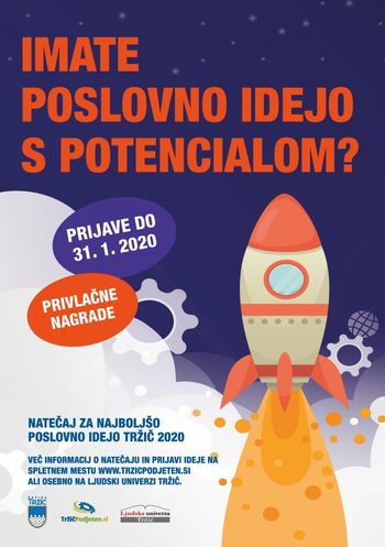 Natečaj za najboljšo poslovno idejo Tržiča Natečaj za najboljšo poslovno idejo Tržiča