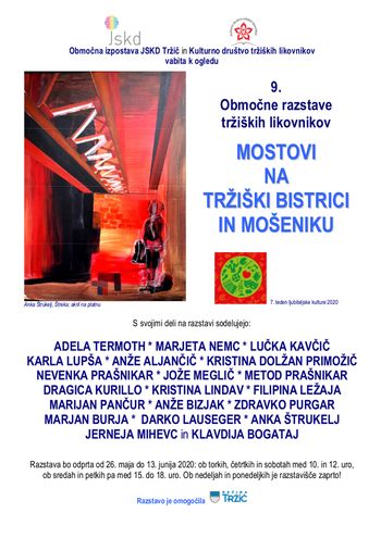 Vabljeni na ogled razstave tržiških likovnikov Vabljeni na ogled razstave tržiških likovnikov