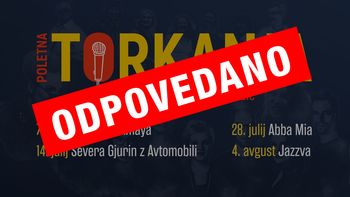 Poletnih torkanj in koncerta na Gorenjski plaži letos žal ne bo