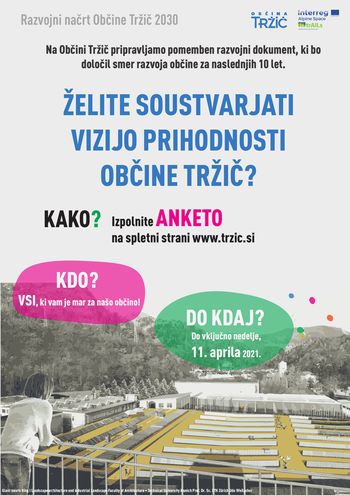 V pripravi je razvojni načrt občine Tržič do leta 2030
