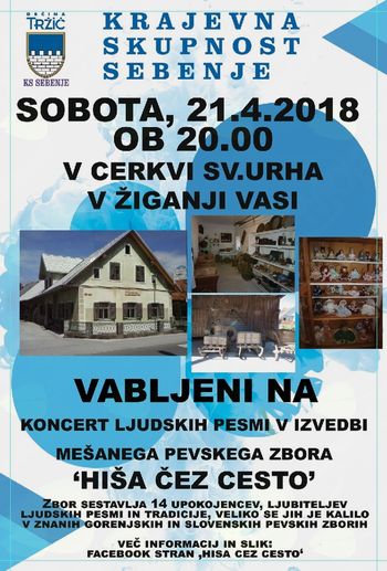 Koncert  KD Hiša čez cesto