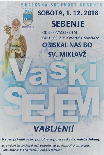 Vaški sejem v Sebenjah