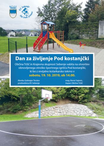 Dan za življenje Pod kostanjčki