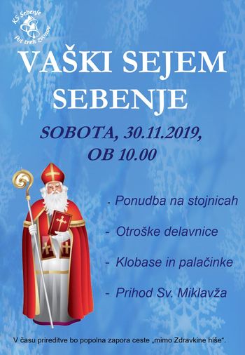 Vaški sejem v Sebenjah