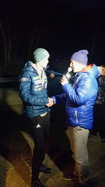 Prisrčen sprejem šampiona Semeniča